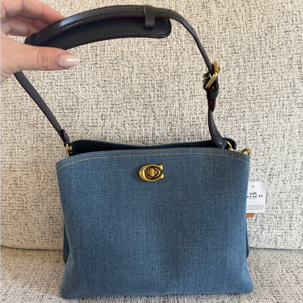 Coach Denim Willow Shoulder Bag